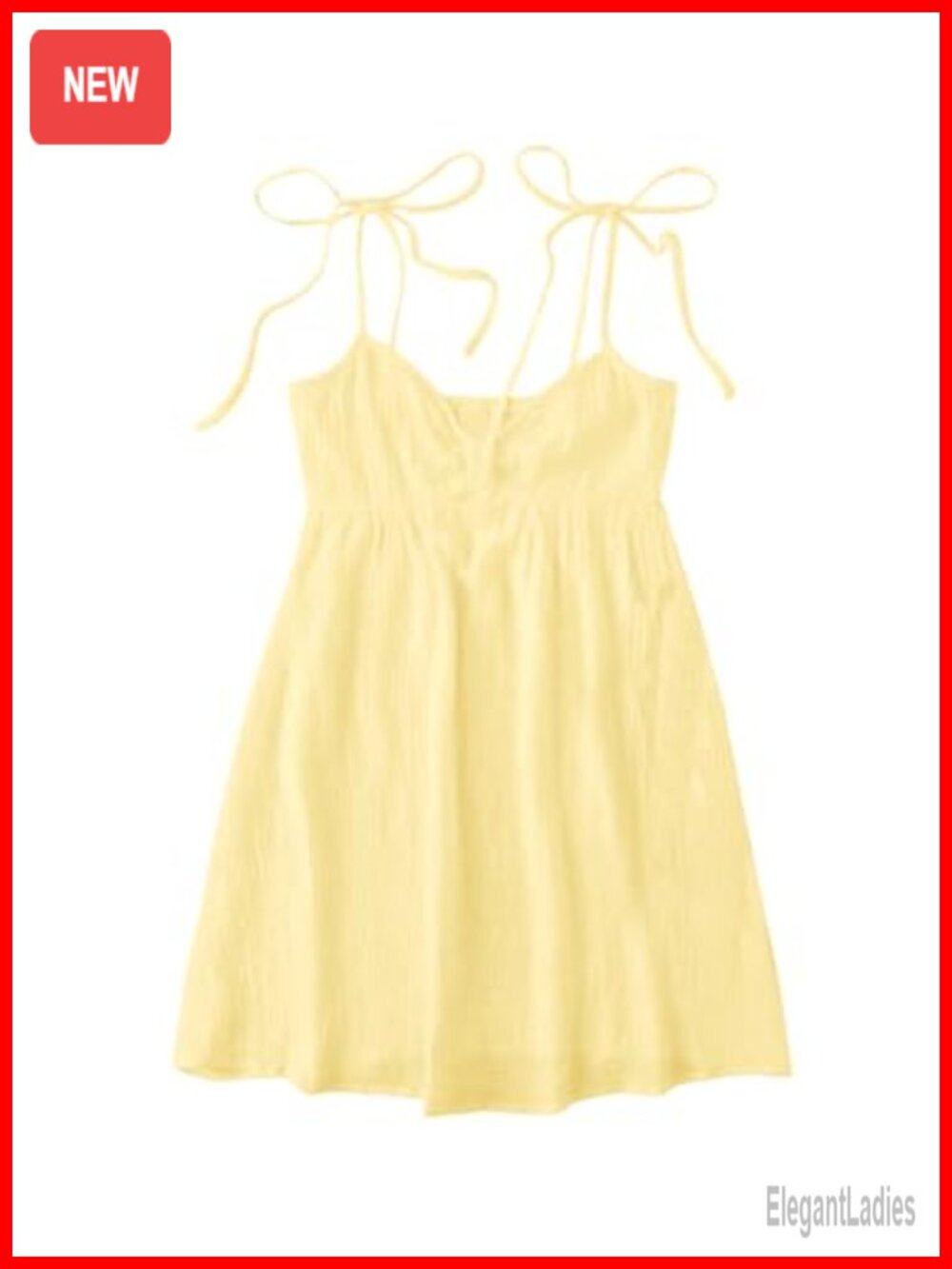 Sleeveless Babydoll Mini Dress Tie Shoulder Shirred Back Ruched Summer Casual